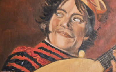 « Le Bouffon au luth » d’après Franz Hals